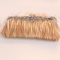 Fashion Bling Crystal Satin Evening Bag Clutch Handbag Purse Girl Soft Crystal Clutch Bridesmaid Han