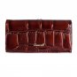 Woman Wallet Long Genuine Leather Plaid Solid Coin Purse Fashion Card Holder Clutch Famele Thin Gift