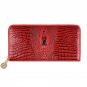Purse For Women Leather Alligator Long Metal Red Card Holder Clutch Zipper Fashion New Design Cartei