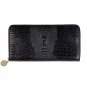 Purse For Women Leather Alligator Long Metal Red Card Holder Clutch Zipper Fashion New Design Cartei