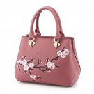 Embroidery Fashionable 2017 Women Messenger Bag PU leather Solid Color Female Messenger Bagsr handba