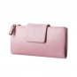 Genuine Leather Litchi Pattern Fashion Women Wallet Hasp And Double Zipper Famous Design Card Holder