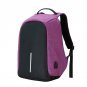 Fashion Canvas Men Backpack Laptop Business Unisex Shoulder Knapsack Anti Theft With Usb Charger Wat