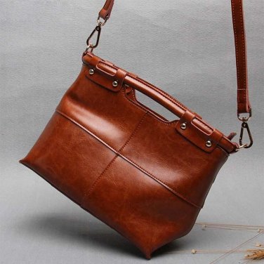 Vintage split leather bag fashion handbag womens tote clutch bags female crossbody bags for women me
