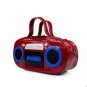 Braccialini Retro Radio Shape Bag Ladies Cute Handbag Shoulder Bag Messenger Bag Rock Crossbody Bag 