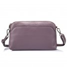 Genuine Leather Bag Legit Female Violet Mini Shoulder Bag Simple Small Cross Pack Women Thin Clutch 