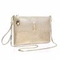 2017 new female crocodile pattern real leather handbag brand Europe shoulder diagonal leather clutch