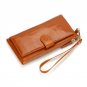 Unisex 2017 NEW Women Wallets Genuine Leather Vintage Money Clutch Wallet Female Long Credit Card Ho