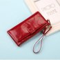 Unisex 2017 NEW Women Wallets Genuine Leather Vintage Money Clutch Wallet Female Long Credit Card Ho