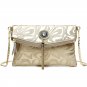 2017 New Women Embossed Single Shoulder Crossbody Bag Genuine Leather Evening Clutch Bags Chain Fema