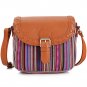 2017 Vintage Purple Stripe Boho Aztec Tribal Female Clutch Women Crossbody Bag Ladies Shoulder Bag w