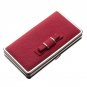 Litchi Pattern Fashion Women Clutch Wallet Cute Long Card Holder Purse With Phone Holder Bow Wallets