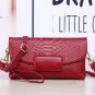 Genuine Leather Bags Women Serpentine Pattern Leather Shoulder Bag Evening Clutch Wallet Purse Messe