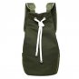 Casual Men Canvas Backpack Large Capacity Barrel Backpack String Drawstring Backpacks Back Pack Ruck