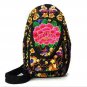 Vintage Embroidery Women Boho Bag Hmong National Canvas Embroidery Backpack Embroidered Single Shoul