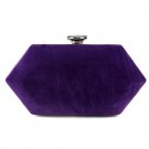 Women Evening Clutch Bags 2016 Velvet Hard Holder Purse Clutches Shoulder Chain Evening Bag for Wedd