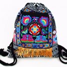Tribal Vintage Hmong Thai Indian Ethnic Boho rucksack Boho hippie ethnic bag backpack bag L size SYS