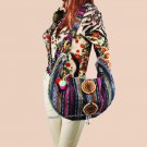 Vintage hmong Boho Tribal Ethnic Thai Indian Boho hand bag messenger  purse bag hobo tote bag pom be