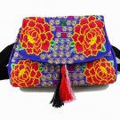Vintage Hmong Tribal Ethnic Thai Indian Boho shoulder bag message bag handmade embroidery Tapestry  