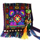 Free shipping fees Vintage Hmong Tribal Ethnic Thai Indian Boho shoulder bag message bag handmade em