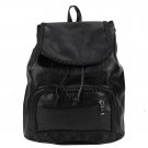 Vintage Casual Leather Backpack PU Retro Preppy Chic School Bag Women Backpack Black School Bags for
