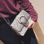 Fall Fashion New Handbags High quality Velvet Pearl Square bag 2017 European style Chain Shoulder ba