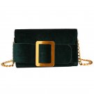 2017 European style Fashion New Women Handbags High quality Velvet Chain Shoulder Messenger Bag Squa