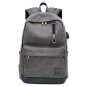 Fashion Canvas Men Backpack Anti Theft With USB Charging Laptop Backpacks Business Unisex Knapsack S