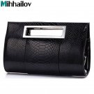 2017 Women PU alligator Leather handbag famous brand lady party evening day clutches tote bag should
