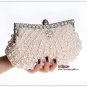 Full beaded women vintage evening bags imitation pearl boho women bag shoulder bags,diamonds clutch