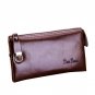 Luxury Big Capacity Split PU Leather Bag Handbags Hasp Men Wallet Day Clutches Card Holder
