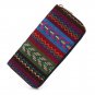 Sansarya 2017 Tribal Jacquard Woven Wheat Long Women Wallet Boho Ladies Card Holder Aztec Female Pur