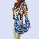 Vintage hmong Boho Tribal Ethnic Thai Indian Boho hand bag messenger  purse bag hobo tote bag pom be