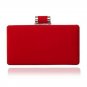 Woman Evening bag Red Black Velvet Clutches Day Clutch Wedding Purse Party Banquet Handbag satin eve