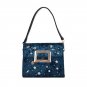 NEW star moon Bag women Retro velvet Handbag solid color Square buckle design Female shoulder Crossb