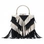 Fringe Tassel Bag Suede Ribbon Bohemian Hit Color PU Leather Bolsa Boho Handbag Hippie Gypsy Women S