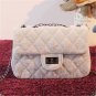 New Fashion Velvet fabric messenger chain bags,brand desinger rhombic bag women mini Tote Clutch bag