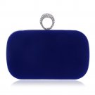 Finger Ring Evenign Bag Diamonds Purse Chain Shoulder Handbags Velvet Rhinestones Small Wedding Part