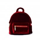 2017 New Fashion Women Backpack Velvet Sweet girl\'s Mini school bags For Teenage Girl Female Funny 