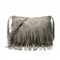2015 explosion models fringed handbag casual leather shoulder bag women velvet woven straps fashion