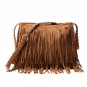 2015 explosion models fringed handbag casual leather shoulder bag women velvet woven straps fashion