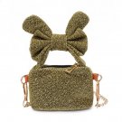 2017 New evening bags Sequins bow clutch handbags women velvet shoulder bag female chain crossbody b