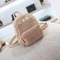 2017 Winter New Women Faux Fur Backpacks School Bags For Teenagers Rabbit Hair Mini Soft Plush Shoul