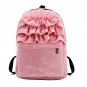 Fashion Flouncing Lace women Backpack Students Solid Velvet Backpacks Book Bag School Bags For Teen
