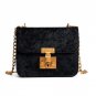 Winter ladies mini shoulderbag O bag velvet bag ladies small square bag casual cheap women bags sac