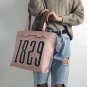 Lovely Print Letter Brief Big Capacity Female Handbag Fashion Shoulder Messenger Bag #1792 Women Ba