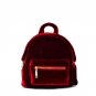 Velvet Pink Bag Small Mini Winter Velvet Backpack Women Retro Vintage Female Bolsas Shoulder Bag Lig