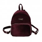 Women  Winter Velvet backpack mini backpack for girls Winter designer travel bags luxury brand mini 
