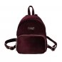 Women Winter Velvet backpack mini backpack for girls Winter designer travel bags luxury brand mini
