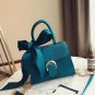 Fashion Velvet Lady Handbag Temperament Chain Bow Crossbody Bag Women PU Leather Messenger Bag Femal